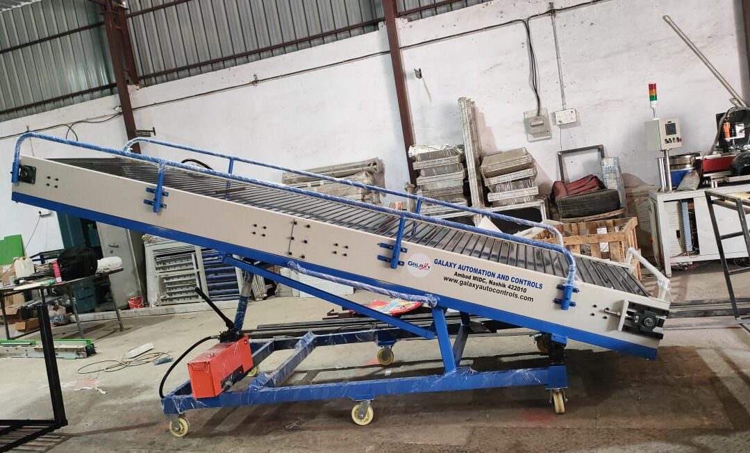 Loading Unloading Inclined Conveyor